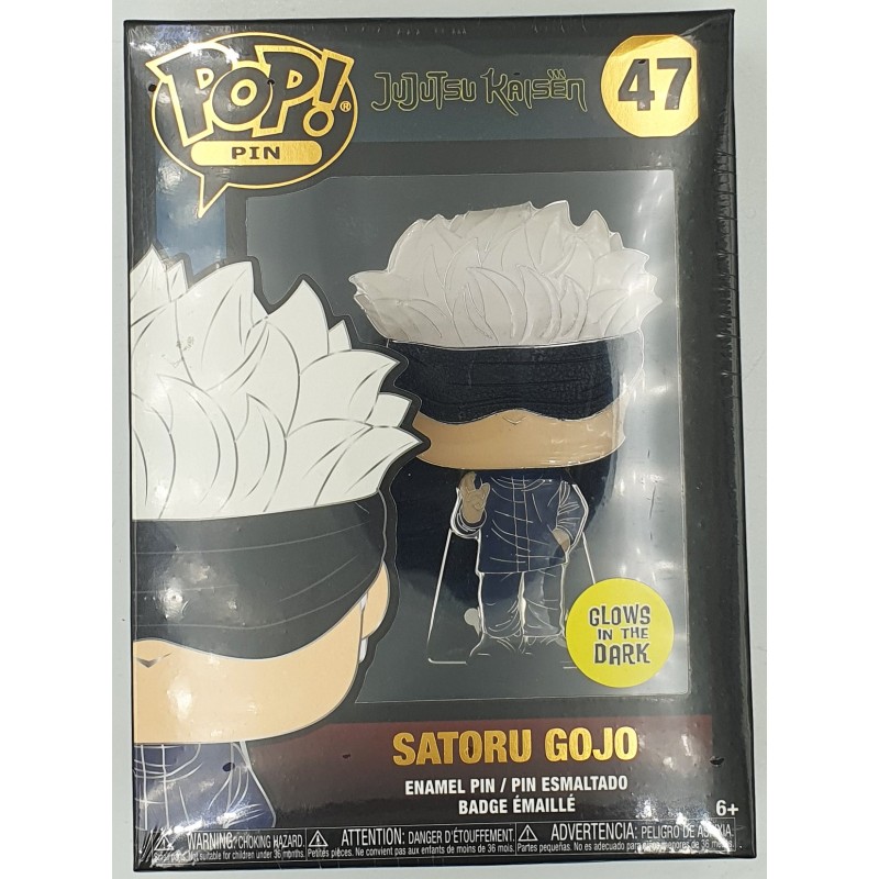 Funko POP Pin - Jujutsu Kaisen - Satoru Gojo (47) Glows in the Dark