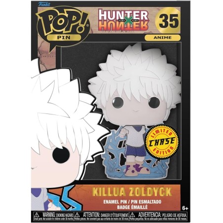 Funko POP Pin - Hunter X Hunter - Killua Zoldyck (35) Limited Glow Chase Edition