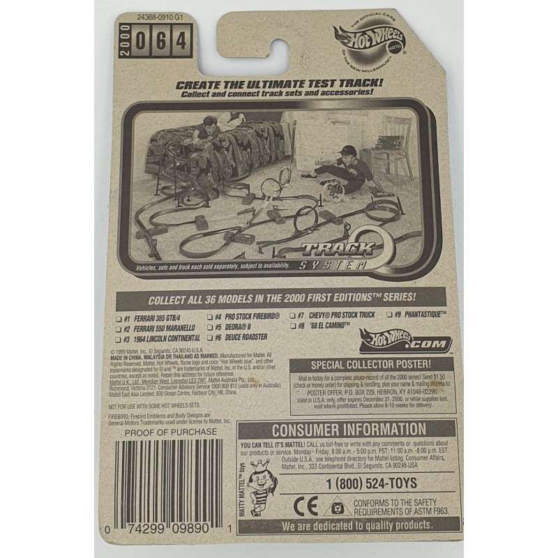 Hot Wheels - First Editions - Pro Stock Firebird - 24368 - 1:64