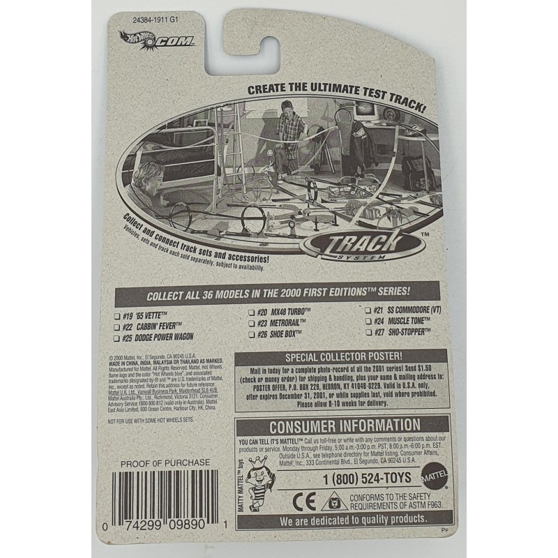 Hot Wheels - First Editions - Metrorail - 24384 - 1:64