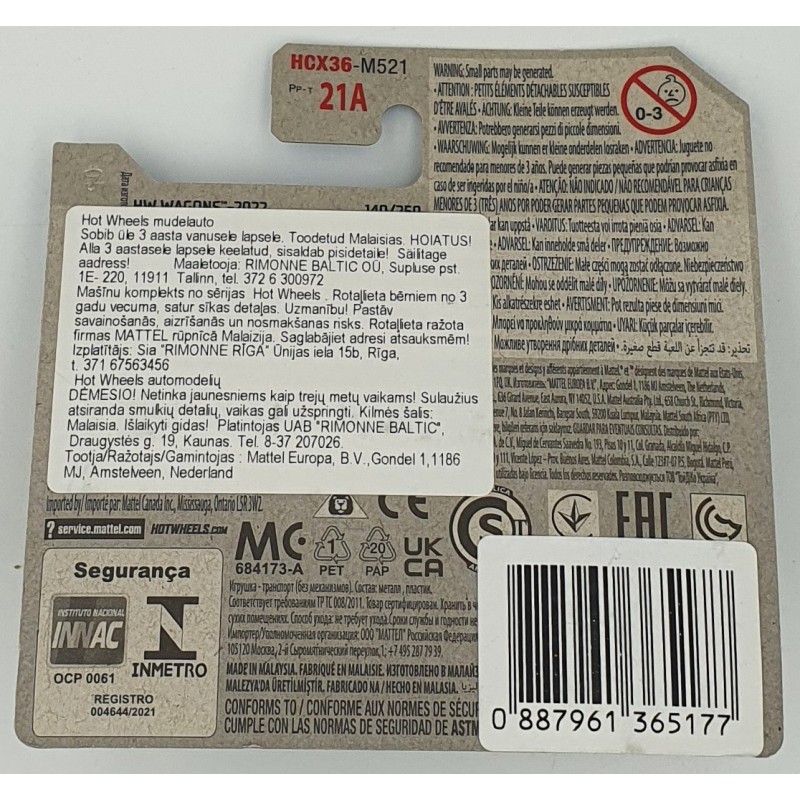 Hot Wheels - HW Wagons - Volvo 850 Estate - HCX36 - 1:64