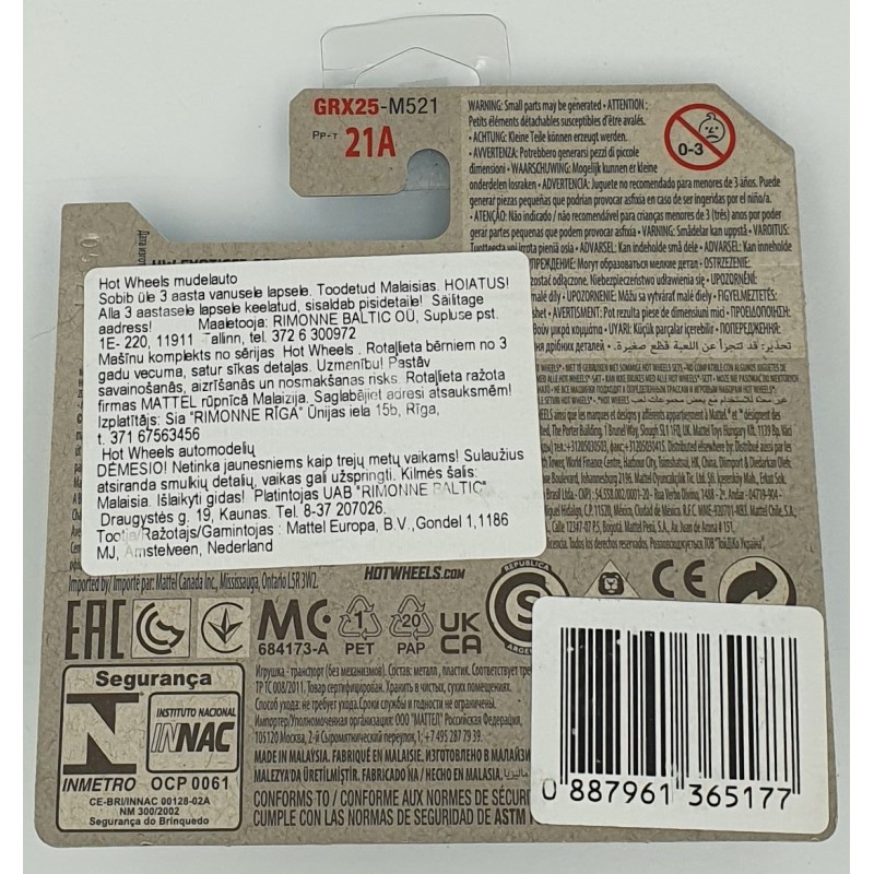 Hot Wheels - HW Exotics - '94 Bugatti EB110 SS - GRX25 - 1:64