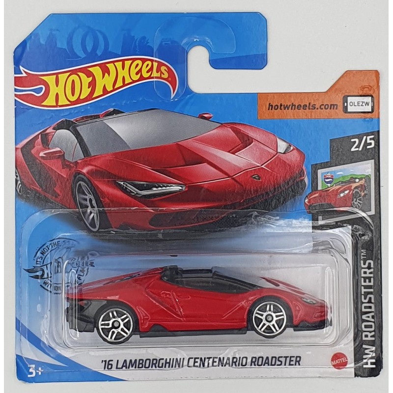 Hot Wheels - HW Roadsters - '16 Lamborghini Centenario Roadster - GLN67 - 1:64