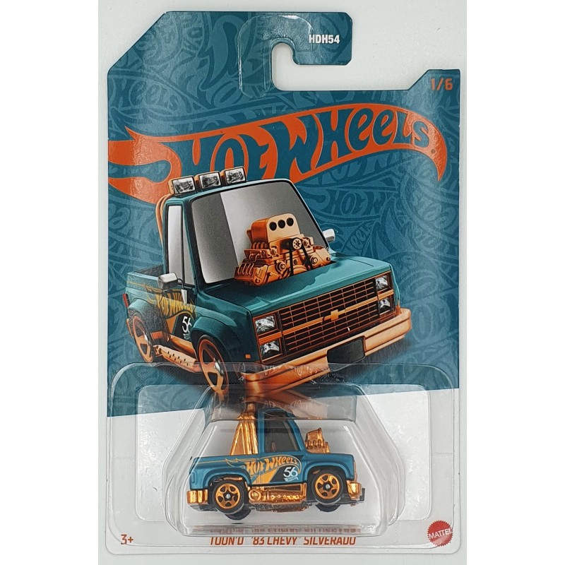 Hot Wheels - 56th Anniversary - Toon'd '83 Chevy Silverado - HVX00 - 1:64