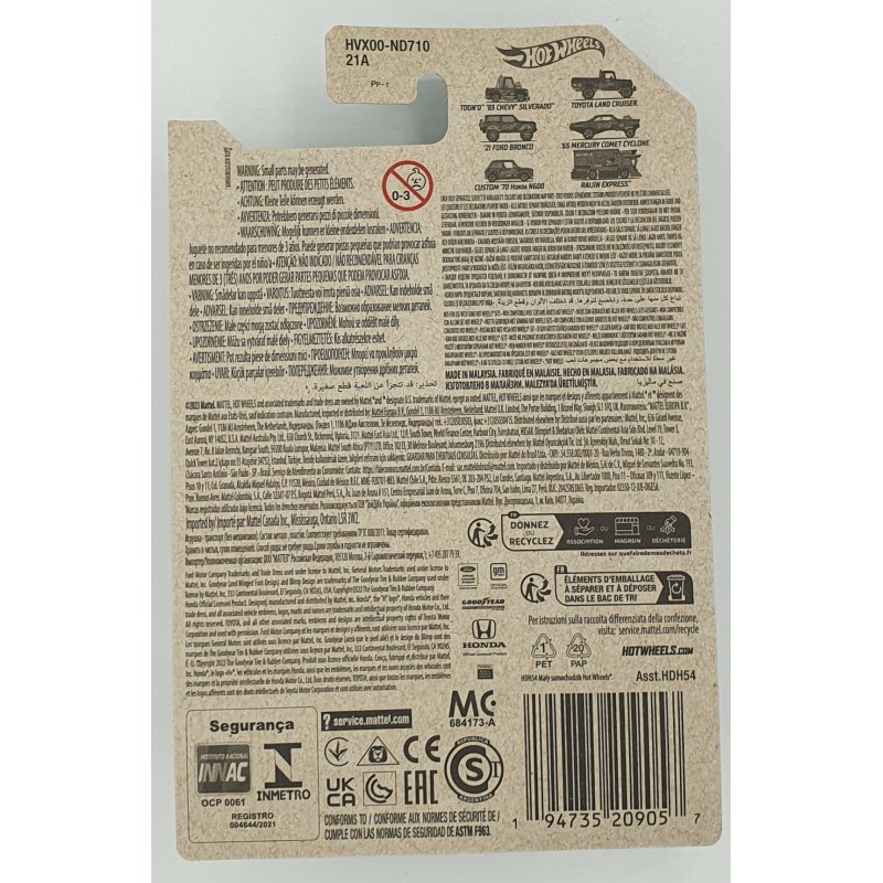 Hot Wheels - 56th Anniversary - Toon'd '83 Chevy Silverado - HVX00 - 1:64