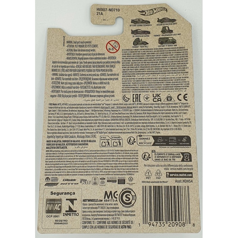 Hot Wheels - 56th Anniversary - Tooned Volkswagen Golf MK1 - HVX07 - 1:64