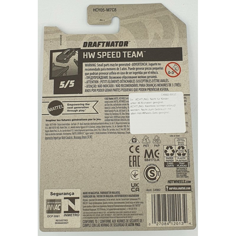 Hot Wheels - HW Speed Team - Draftnator - HCY05 - 1:64