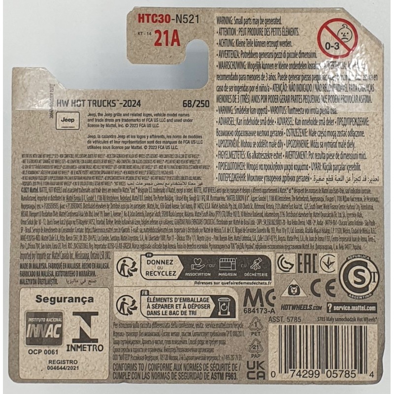 Hot Wheels - HW Hot Trucks - '57 Jeep FC - HTC30 - 1:64