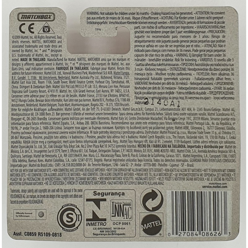 Matchbox - Volkswagen Type 181 - 1:64