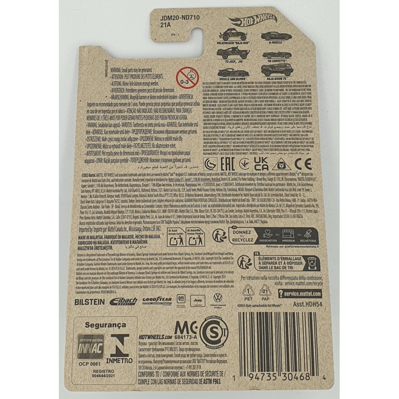 Hot Wheels - 57th Anniversary - Volkswagen "Baja Bug" - JDM20 - 1:64