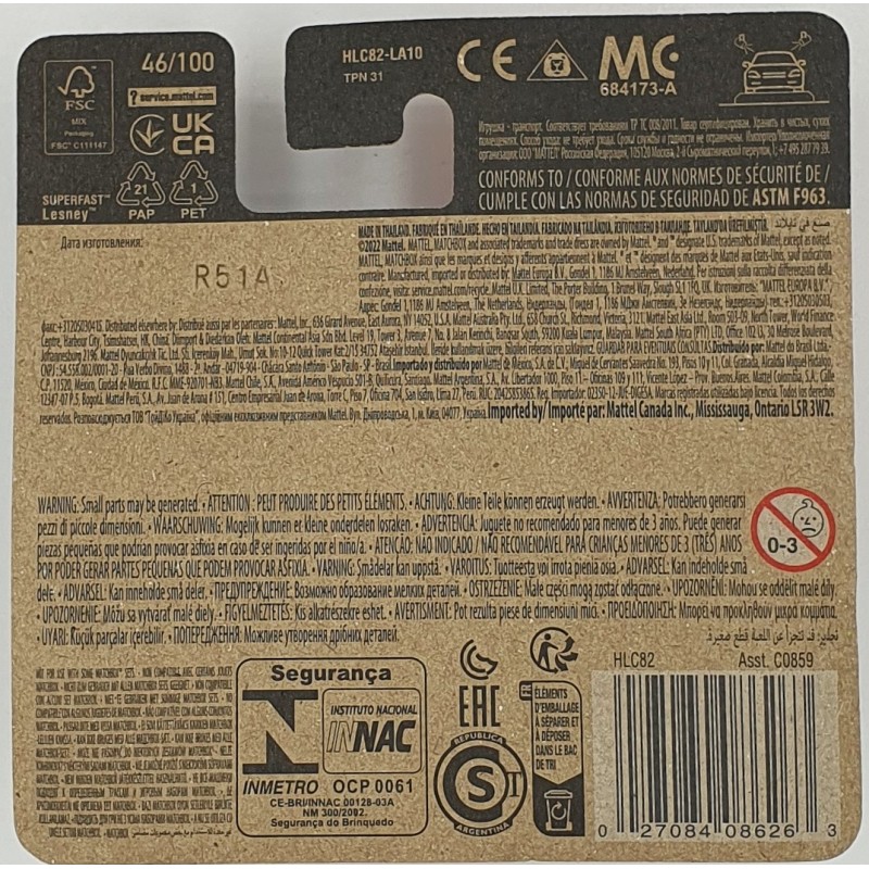 Matchbox - 1949 Kurtis Sport Car - HLC82 - 1:64