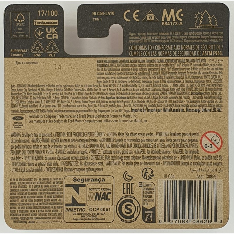 Matchbox - 1970 Ford Ranchero - HLC54 - 1:64