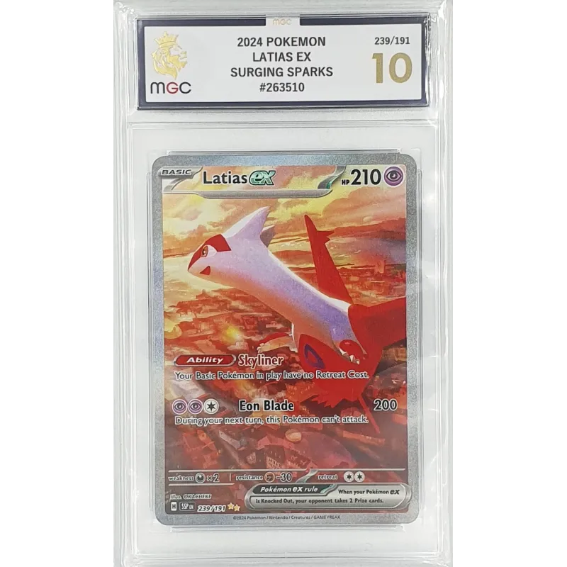 2024 Pokemon - Latias Ex - Surging Sparks - 10 | Collectibles Ninja