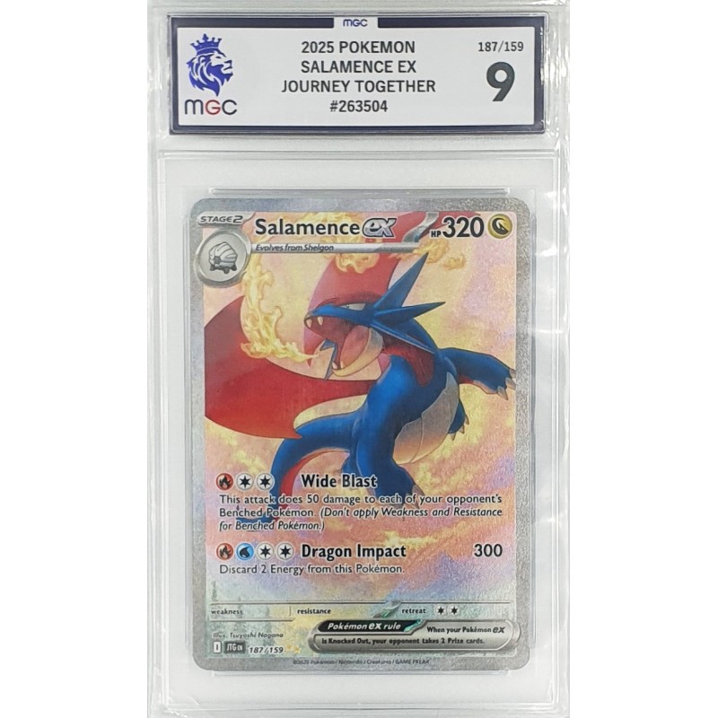2025 Pokemon - Salamence Ex - Journey Together - 9