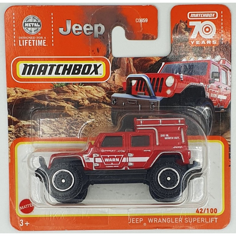 Matchbox - Jeep Wrangler Superlift - HLD28 - 1:64