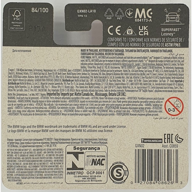 Matchbox - 1969 BMW 2002 - GXN02 - 1:64