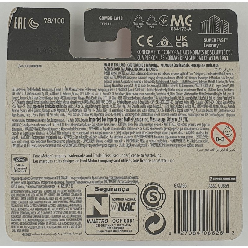 Matchbox - '15 Ford F-150 Contractor Truck - GXM96 - 1:64