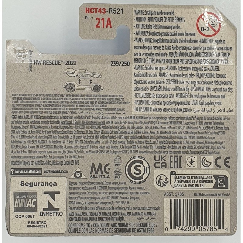 Hot Wheels - HW Rescue - Drone Duty - HCT43 - 1:64