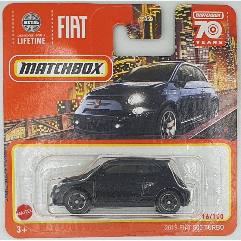 Matchbox - 2019 Fiat 500 Turbo - HLD05 - 1:64