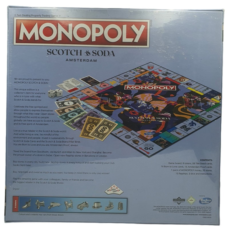 Monopoly - Scotch & Soda Amsterdam English Edition (Rare / Sealed)