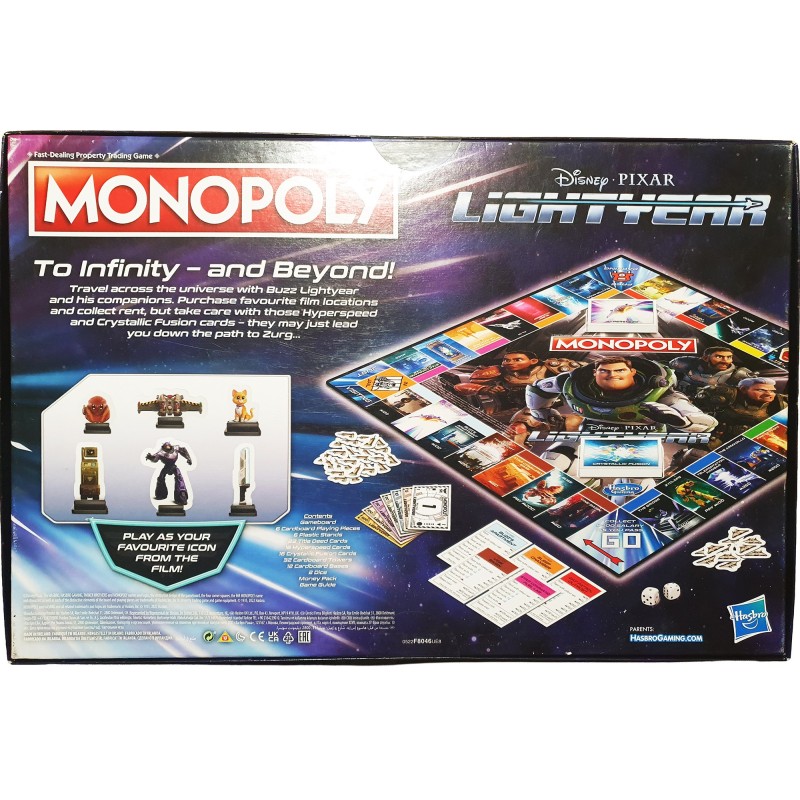 Monopoly - Disney Pixar - Lightyear Edition - English (Sealed)