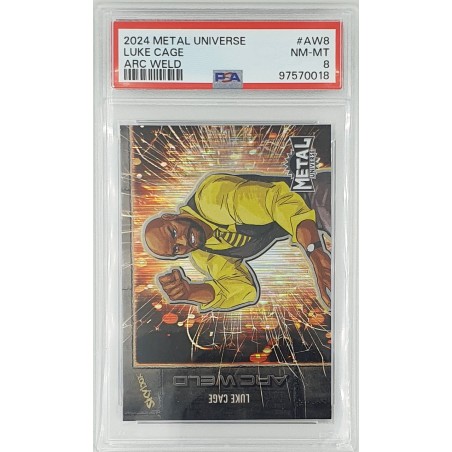 2024 SkyBox Metal Universe - Marvel - Avengers Arc Weld - Luke Cage - PSA 8