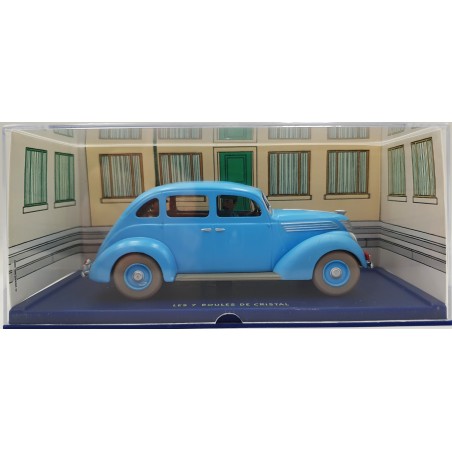 Tintin Editions Atlas No. 25 Blue Ford Taxi from The Seven Crystal Balls 1:43 Model Car