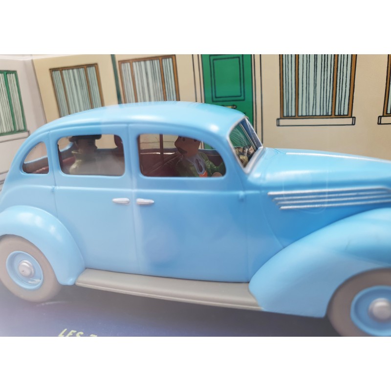 Tintin Editions Atlas No. 25 Blue Ford Taxi from The Seven Crystal Balls 1:43 Model Car