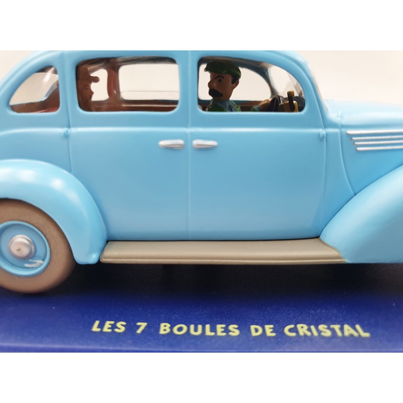 Tintin Editions Atlas No. 25 Blue Ford Taxi from The Seven Crystal Balls 1:43 Model Car