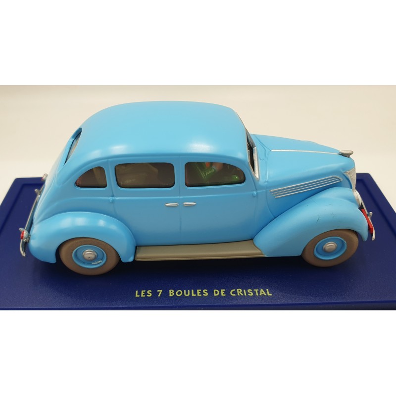 Tintin Editions Atlas No. 25 Blue Ford Taxi from The Seven Crystal Balls 1:43 Model Car