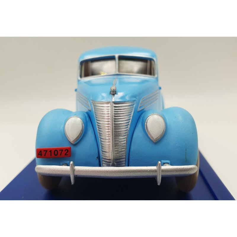 Tintin Editions Atlas No. 25 Blue Ford Taxi from The Seven Crystal Balls 1:43 Model Car