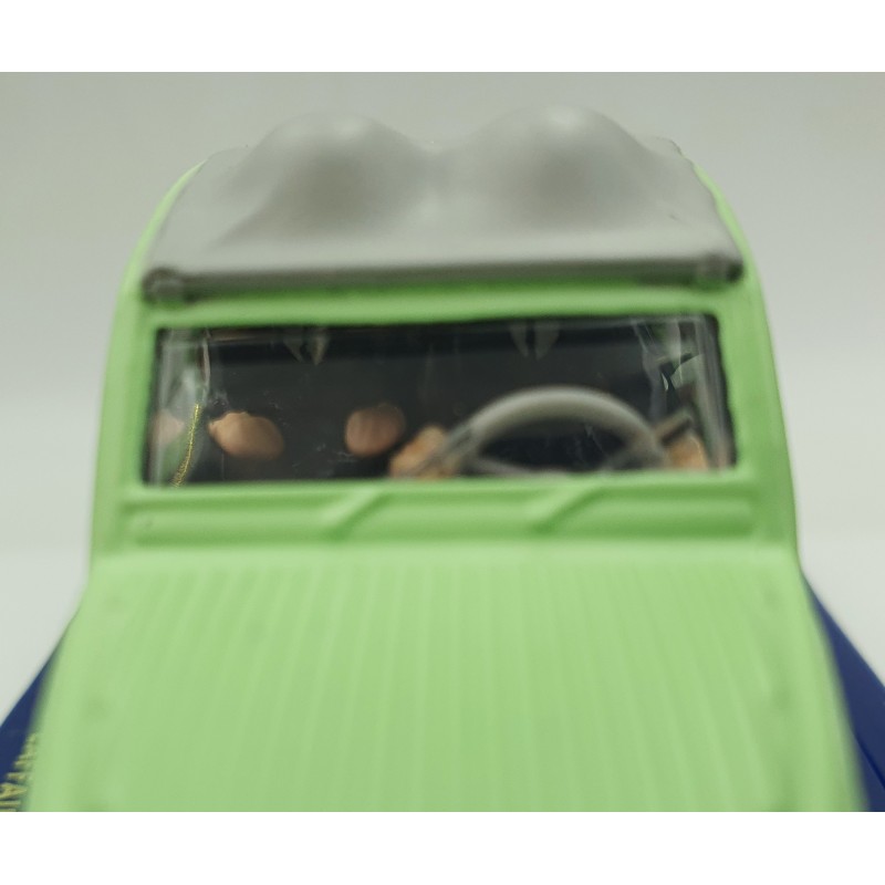 Tintin Editions Atlas No. 06 Citroën 2CV des Dupondt from The Calculus Affair 1:43 Model Car