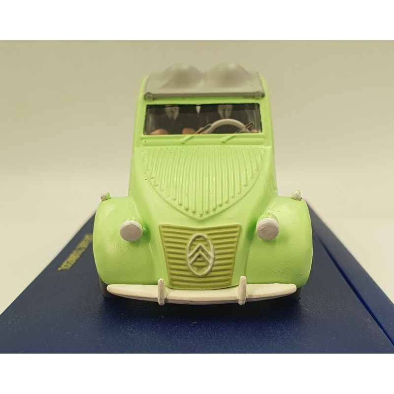 Tintin Editions Atlas No. 06 Citroën 2CV des Dupondt from The Calculus Affair 1:43 Model Car