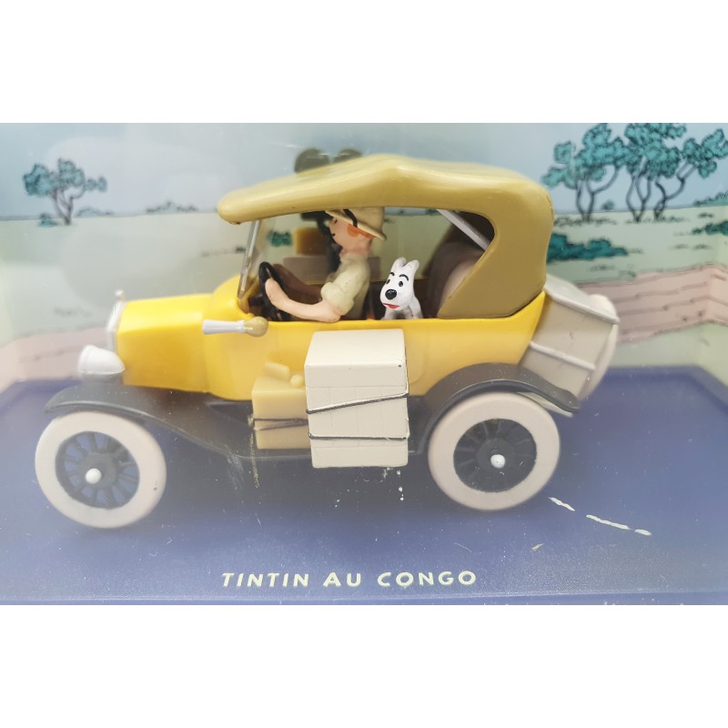 Tintin Editions Atlas No. 03 Ford Model T from Tintin in the Congo 1:43 Model Car