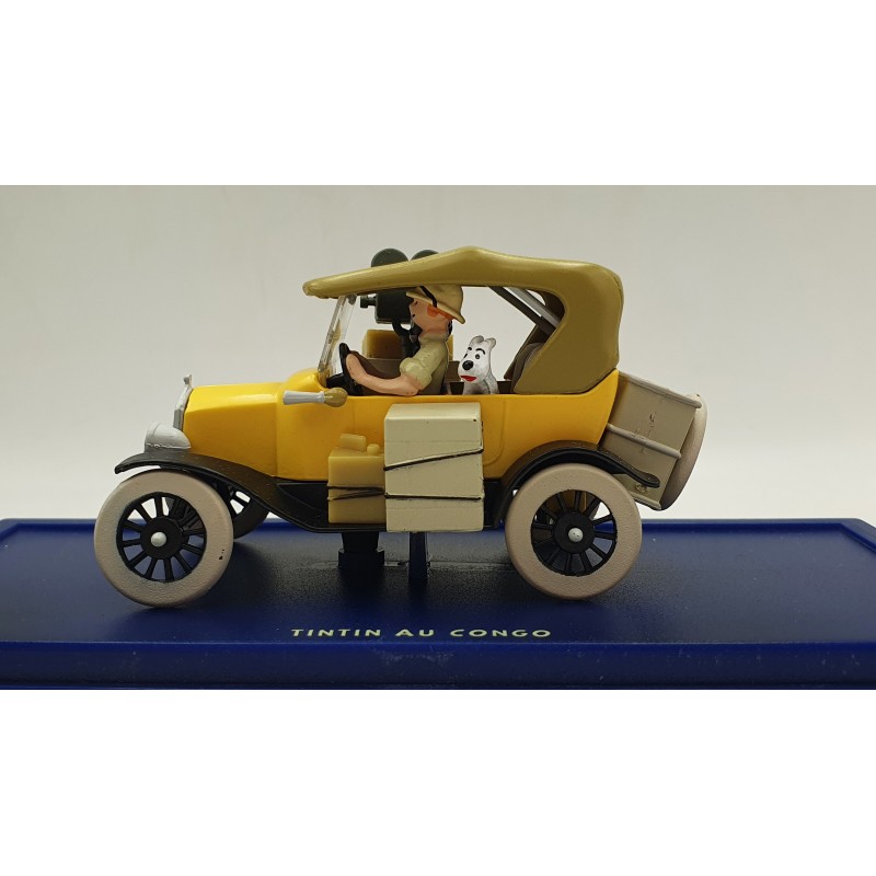 Tintin Editions Atlas No. 03 Ford Model T from Tintin in the Congo 1:43 Model Car