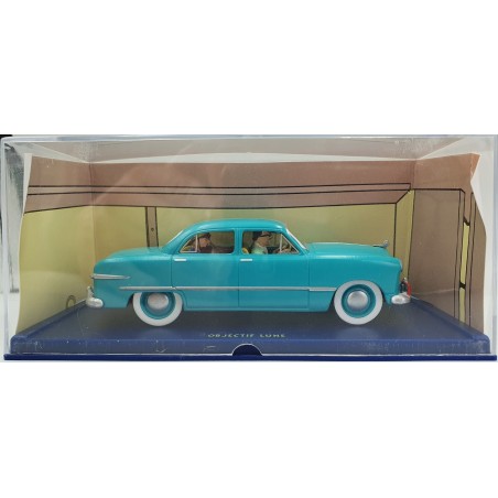 Tintin Editions Atlas No. 49 Ford Custom from Destination Moon / Objectif Lune 1:43 Model Car