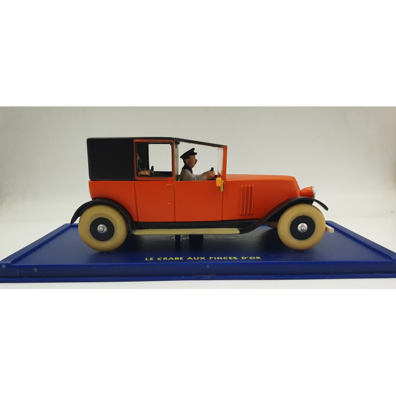 Tintin Editions Atlas No. 46 Red Renault NN Taxi from The Crab with the Golden Claws 1:43 Model Car