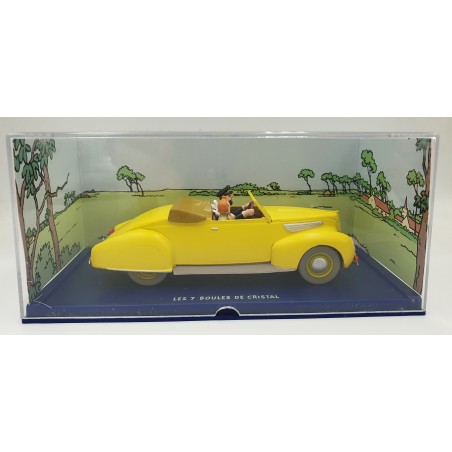 Tintin Editions Atlas No. 12 Captain Haddock’s Lincoln Zephyr Cabriolet from The Seven Crystal Balls 1:43 Model Car