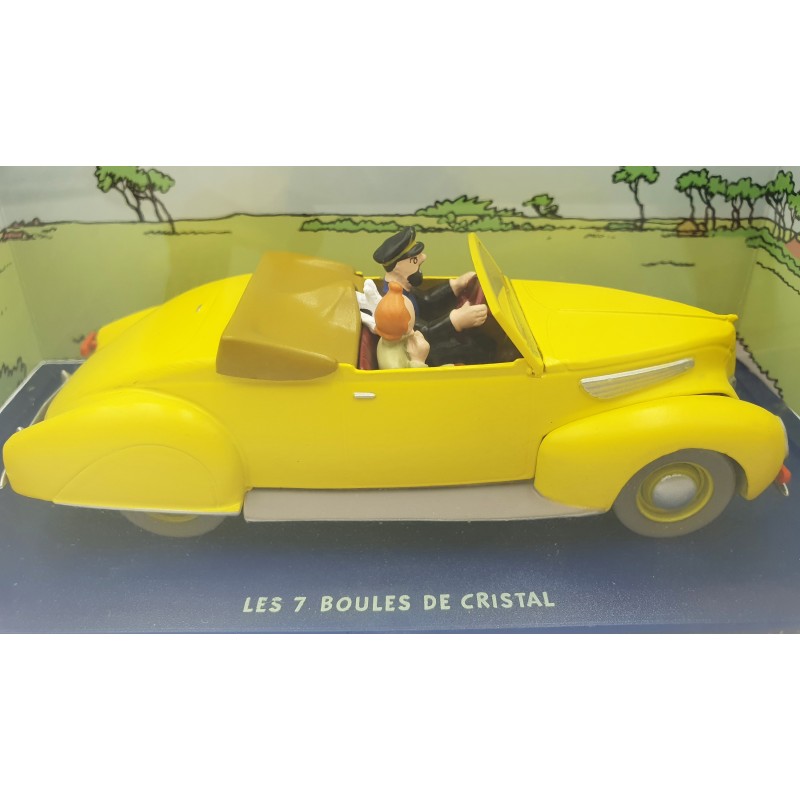 Tintin Editions Atlas No. 12 Captain Haddock’s Lincoln Zephyr Cabriolet from The Seven Crystal Balls 1:43 Model Car