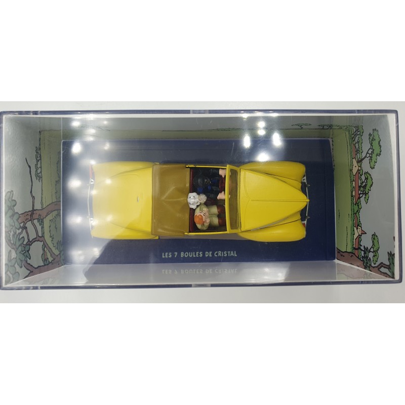 Tintin Editions Atlas No. 12 Captain Haddock’s Lincoln Zephyr Cabriolet from The Seven Crystal Balls 1:43 Model Car