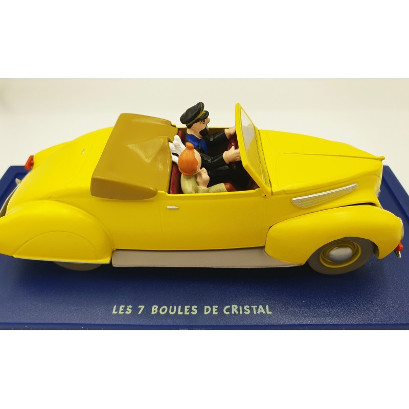 Tintin Editions Atlas No. 12 Captain Haddock’s Lincoln Zephyr Cabriolet from The Seven Crystal Balls 1:43 Model Car