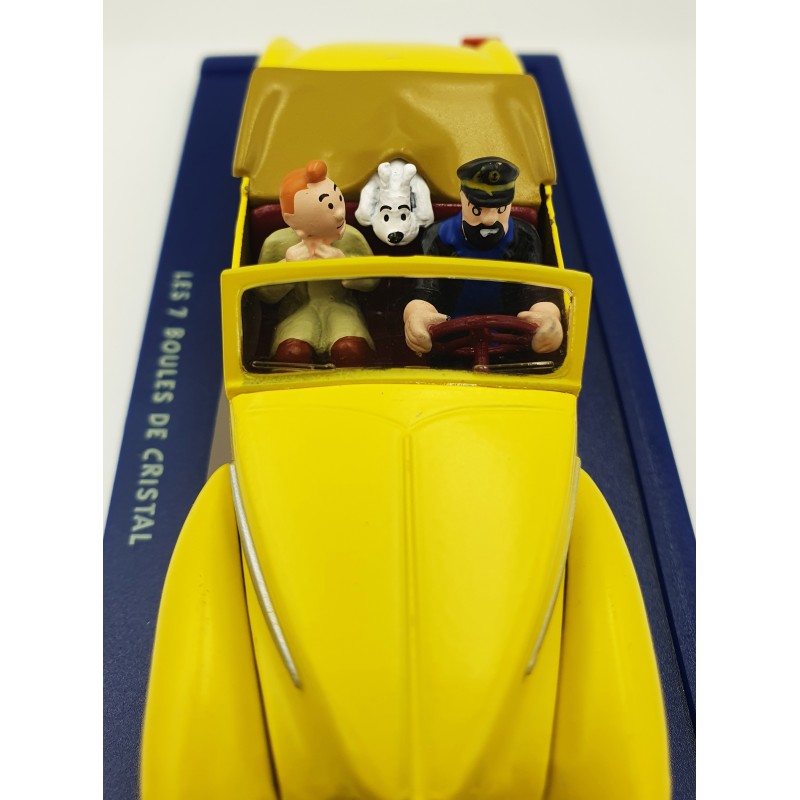 Tintin Editions Atlas No. 12 Captain Haddock’s Lincoln Zephyr Cabriolet from The Seven Crystal Balls 1:43 Model Car