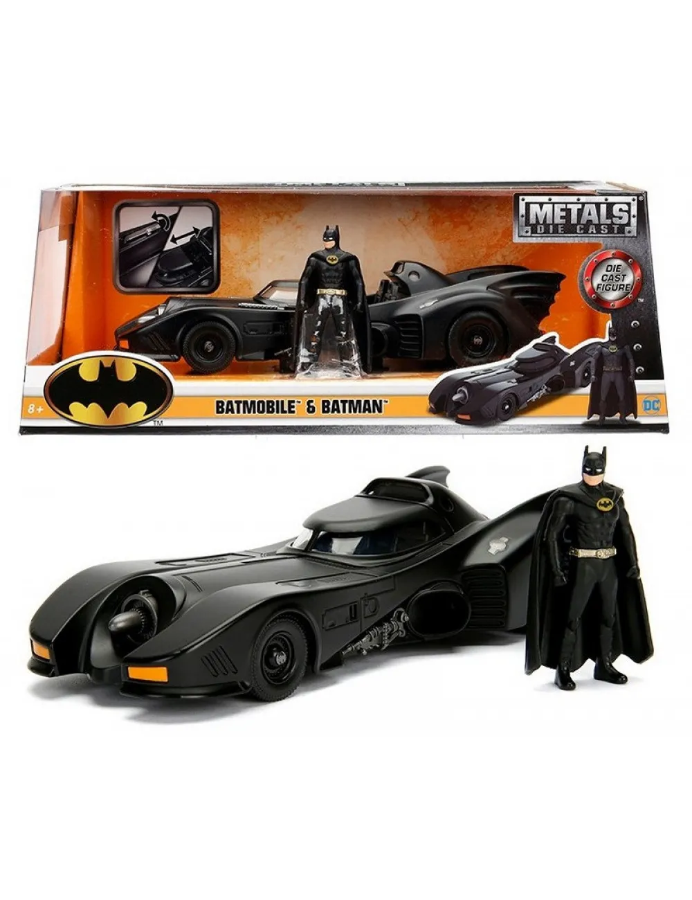 Jada Metals Batmobile from 1989 & Batman 1/24 | Collectibles Ninja