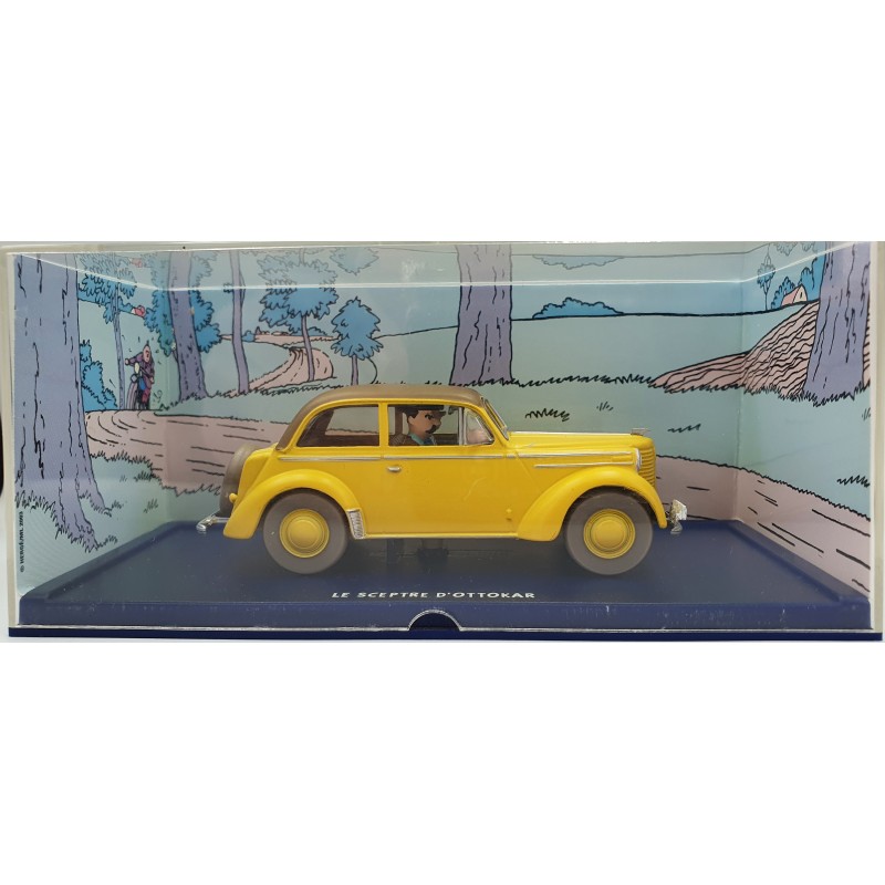 Tintin Editions Atlas No. 19 Opel Olympia Cabriolet Coach from King Ottokar’s Sceptre 1:43 Model Car