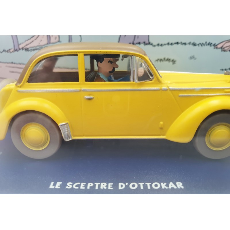 Tintin Editions Atlas No. 19 Opel Olympia Cabriolet Coach from King Ottokar’s Sceptre 1:43 Model Car