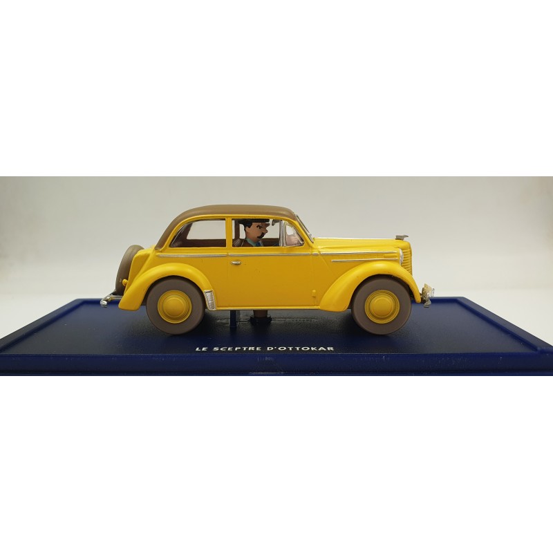 Tintin Editions Atlas No. 19 Opel Olympia Cabriolet Coach from King Ottokar’s Sceptre 1:43 Model Car