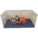 Tintin Editions Atlas No. 07 Thomson & Thompson Red Willys Jeep – Land of Black Gold 1:43 Model
