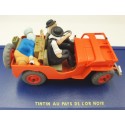 Tintin Editions Atlas No. 07 Thomson & Thompson Red Willys Jeep – Land of Black Gold 1:43 Model