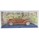Tintin Editions Atlas No. 34 Brown Ford V8 Convertible from King Ottokar’s Sceptre 1:43 Model Car
