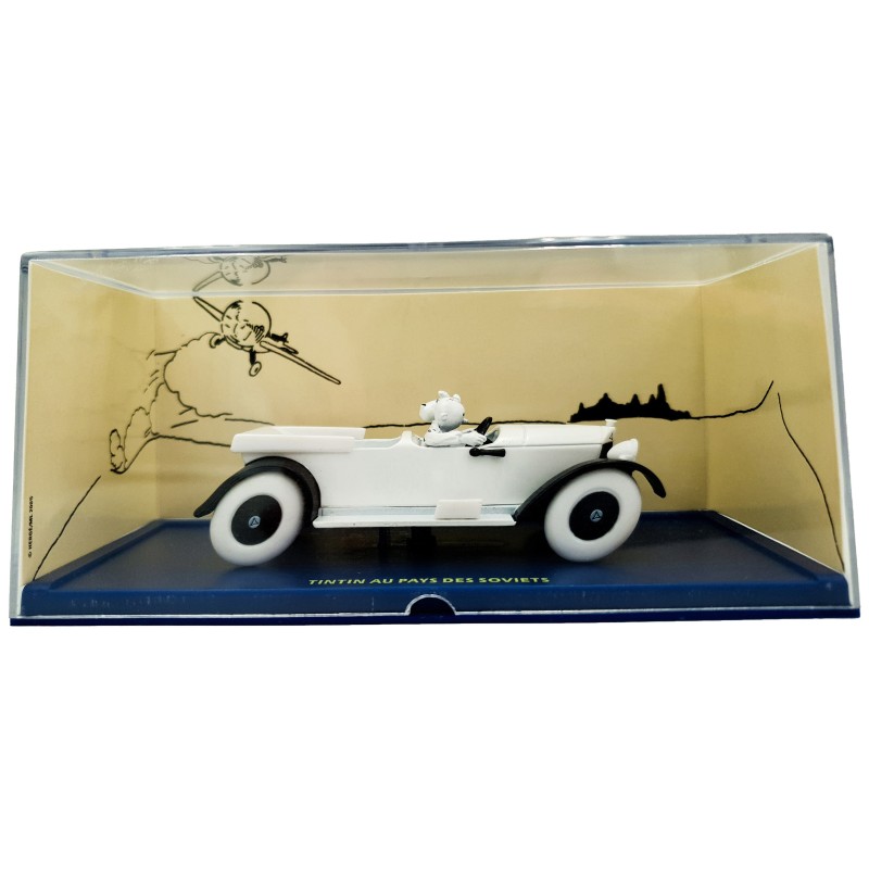 Tintin Editions Atlas No. 50 Mercedes Torpedo from Tintin in the Land of the Soviets 1:43 Model Car